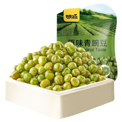甘源青豆原味蒜香豆子多口味零食品小吃批发每箱75g*50袋共3.75kg图4