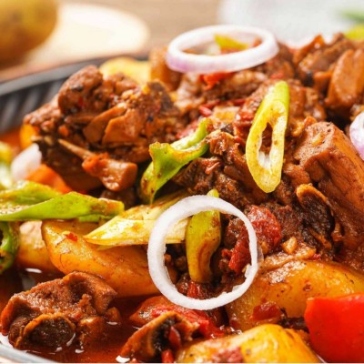 新疆大盘鸡半成品大包装批发鸡肉料理包团餐预制菜快餐外卖店香辣图2