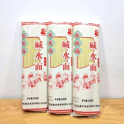 江西春丝面条丝丝福碱水面500g热干面凉面凉拌面砂锅面碱水面图5