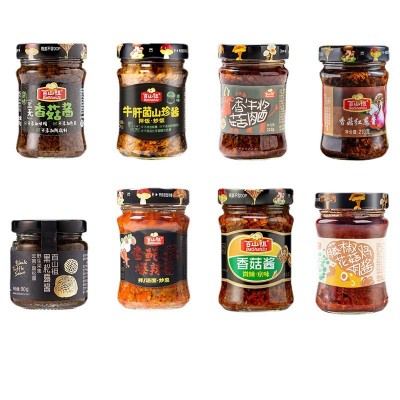 百山祖香菇酱调味酱批发下饭酱拌饭酱肉酱火锅蘸料调味酱拌面酱料图4