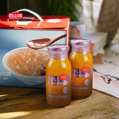 百山祖红枣银耳羹白木耳饮品夏天端午送礼礼盒开盖即食团购批发图2
