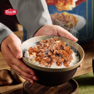 百山祖香菇肉燥酱儿童佐餐酱拌面拌饭酱台湾卤肉酱调味品批发图2