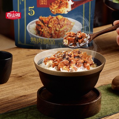 百山祖香菇肉燥酱儿童佐餐酱拌面拌饭酱台湾卤肉酱调味品批发图5