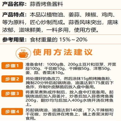 万州烤鱼调料商用香辣烤鱼料200g烤鱼底料餐饮调味品烤鱼 酱料批发图3