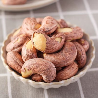 代发越南带皮腰果仁500g袋装坚果零原味干果紫皮带衣腰果孕妇坚果图3