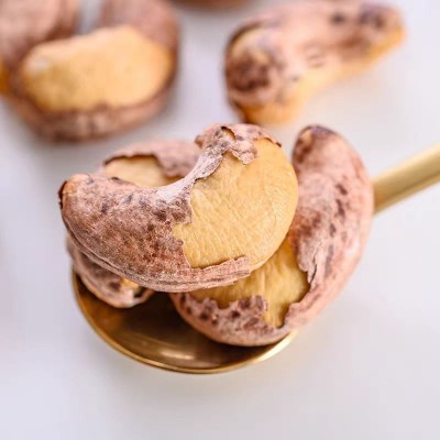 代发越南带皮腰果仁500g袋装坚果零原味干果紫皮带衣腰果孕妇坚果图2