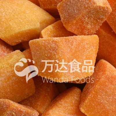 冷冻南瓜块 ， 新季加工金韩蜜本南瓜块，工厂直销出口批发   2吨图2