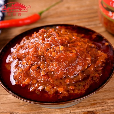 厂家批发花桥牌油香辣味桂林辣椒酱215g瓶装香辣酱下饭菜调味品图5