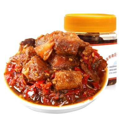 现货香辣手撕鱼280g/瓶 下饭菜鱼酱炒菜拌面蘸料调味品农家小鱼块图3