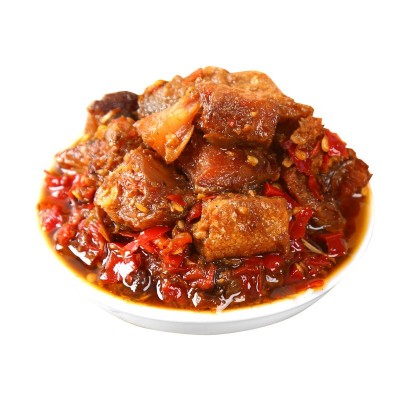 现货香辣手撕鱼280g/瓶 下饭菜鱼酱炒菜拌面蘸料调味品农家小鱼块图5