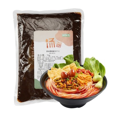商用螺蛳粉汤料 广西柳州秘制调料配方浓缩汤包酱商用螺蛳粉汤料图4