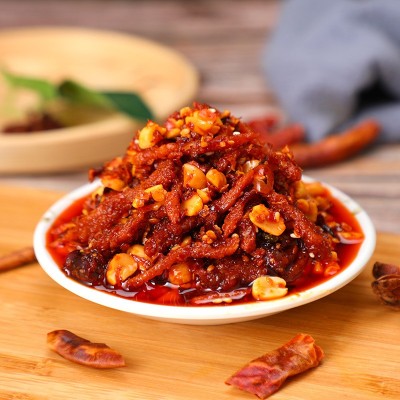干煸肉丝油辣椒400g罐装辣椒酱调味酱下饭烹饪调味料拌饭拌面蘸酱图4