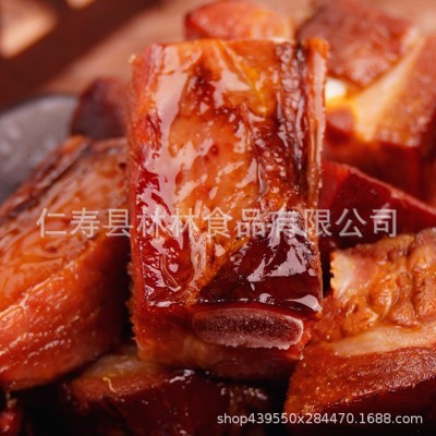 腊丰村腊排骨咸排骨烟熏排骨自制四川重庆特产无龙骨精排寸排肋排图3