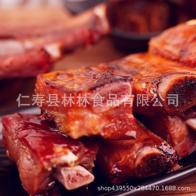 腊丰村腊排骨咸排骨烟熏排骨自制四川重庆特产无龙骨精排寸排肋排图5