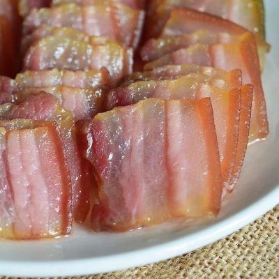 【腊肉厂家】湖北特产风干五花腊肉 非烟熏晒腊肉 咸香味腊货晒图4