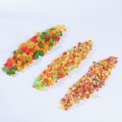 散装混合水果粒燕麦花果茶果干休闲零食牛轧糖烘焙食品原料水果丁图3