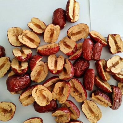 枣香村工厂批发新疆灰枣片商用散装1000G泡水零食大枣片养生零食图3