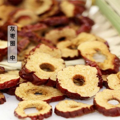 沧州金丝小枣红枣圈厂家批发500g零食红枣片开袋即食泡水散装脆甜图2