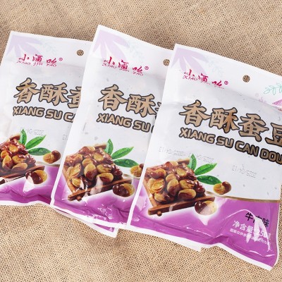 兰花豆牛肉香辣办公室休闲零食香酥蚕豆下酒菜香酥馋豆炒货牛肉味图2