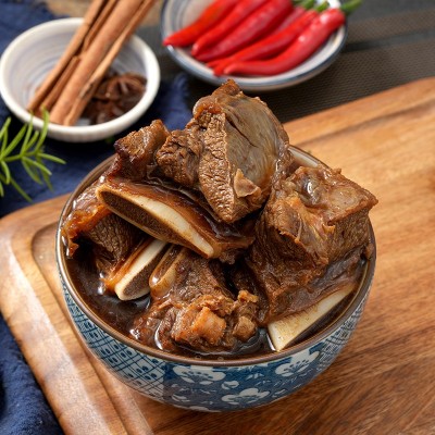 红烧牛排骨 加热即食多肉大骨牛肉劲道软糯熟食零食蒸煮热食小吃