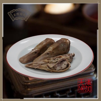 零食！南京盐水鸭头300g/袋肉质紧实嗦骨入味下酒追剧卤鸭货卤味图5