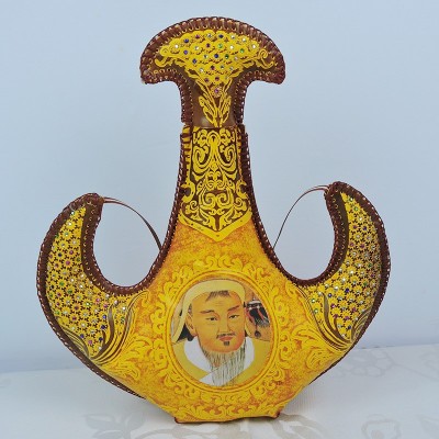 内蒙古特产皮壶酒 蒸馏型奶酒38度500ml羊角皮囊奶酒手工瓶装礼盒图2