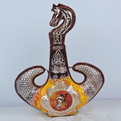 内蒙古特产皮壶酒 蒸馏型奶酒38度500ml羊角皮囊奶酒手工瓶装礼盒图5