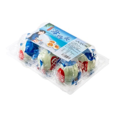 山东特产工厂批发咸鸭蛋真空装流油海鸭蛋6个装海鸭蛋礼盒海鸭蛋图5