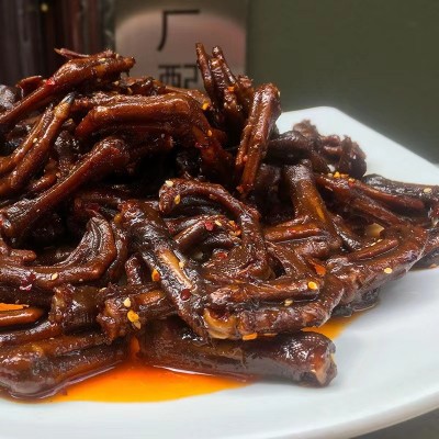 湖南特产散货（1包5斤装）小鸭爪熟食卤味小鸭爪工厂批发图5