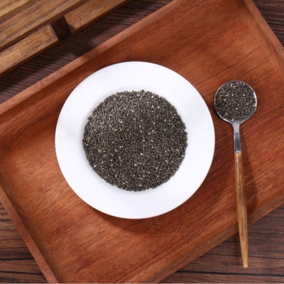 新货奇亚籽批发冲饮即食代餐无杂质黑色饱满奇亚籽可搭谷物低热量图2