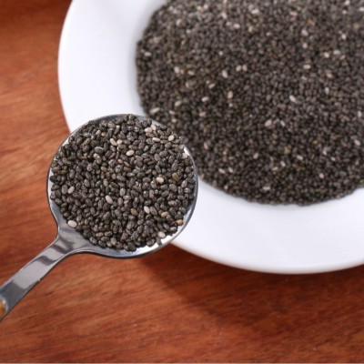 新货奇亚籽批发冲饮即食代餐无杂质黑色饱满奇亚籽可搭谷物低热量图3