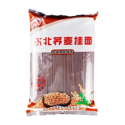 荞麦面条批发代餐面条挂面细面黑麦苦荞速食面粗粮杂粮面条2.5kg图3