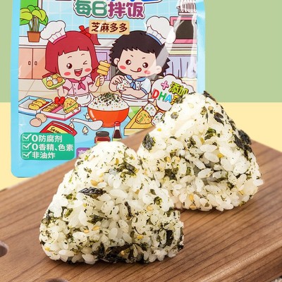 ZEK每日拌饭海苔肉松芝麻蔬菜饭团寿司用料零食小包装海苔拌饭料图3