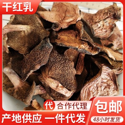 云南野生红乳牛肝菌2斤 乳牛肝干品 剔除黑杂霉 菌菇 干货农产品