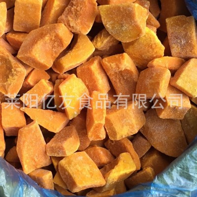 量大价优新鲜现货速冻南瓜 冷冻去皮南瓜 冻南瓜块 厂家货源冷冻图2