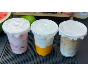 芒果椰椰，生椰拿铁详细做法#水果茶