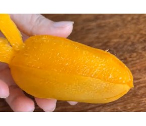 剥芒果皮原来这么简单，不脏手也不留汁，这方法超棒，太实用了