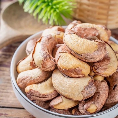 一件代发临安180大颗粒紫皮腰果含罐批发腰果盐焗味坚果零食越南图2