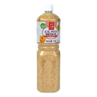 丘比沙拉汁焙煎芝麻口味1.5L 厨房系列水果蔬菜沙拉酱寿司调味汁图2