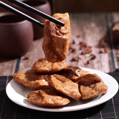 即食烤肉豆脯20斤整箱装豆腐干夹笋豆干香干豆制品零食小吃批发图4