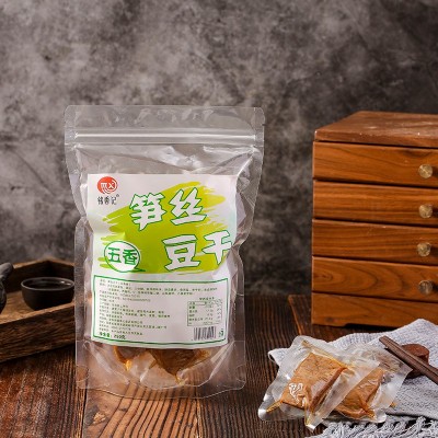 夹笋丝豆干加工手撕素肉独立小包装即食豆脯 豆腐干网红 休闲零食图4