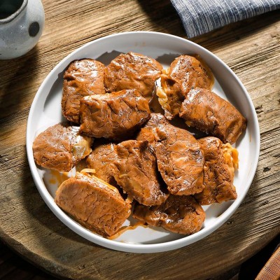 笋丝豆干 网红零食素肉豆脯OEM贴牌手撕夹肉休闲学生食 品代加工图2