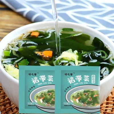 米味裙带菜虾皮汤代餐海鲜汤速食汤冲泡即食虾皮海带汤料4.5g10包图3