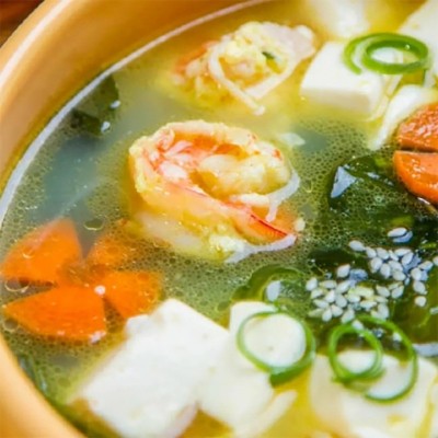 米味裙带菜虾皮汤代餐海鲜汤速食汤冲泡即食虾皮海带汤料4.5g10包图2