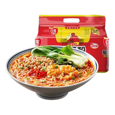 白家陈记酸辣粉540g 肥肠味红薯粉重庆袋装108g*5袋四川特产批发图5