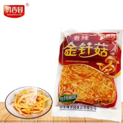 金针菇香辣零食小吃500g 20袋/箱独立包装下饭菜厂家直供图5