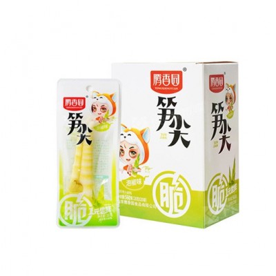 腾香园泡椒笋尖笋片香辣脆笋小包装开袋即食解馋小吃休闲零食批发图2