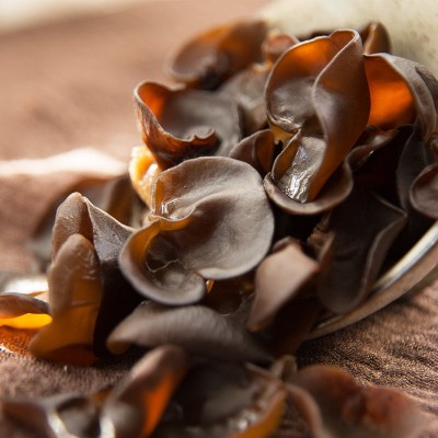 陕西特产秦岭木耳黑厚秋耳小婉耳肉厚无根批发一件代发农家椴木