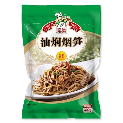 厨油焖烟笋300g湖南特产笋干袋装烟熏农家自制笋丝笋片批发香脆图2
