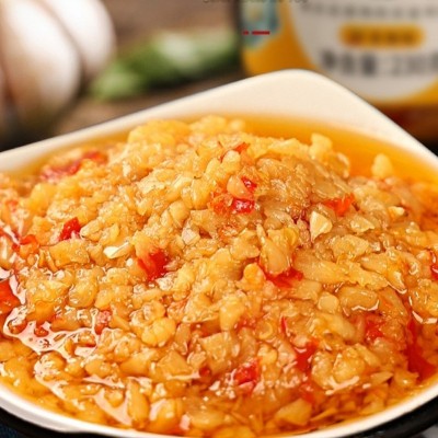 蒜蓉酱餐饮家用广式白切鸡拌菜炒菜火锅调味酱瓶装商超蒜蓉辣酱图2